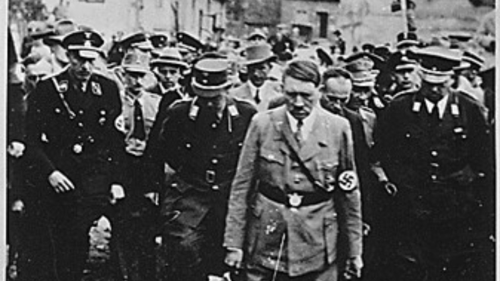 A Cartoon Of Adolf Hitler