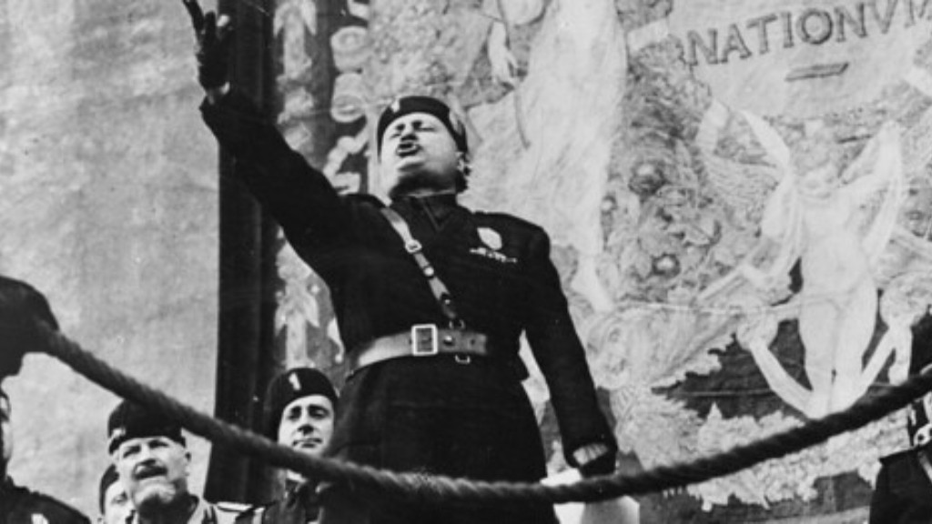 How did benito mussolini face opposition?